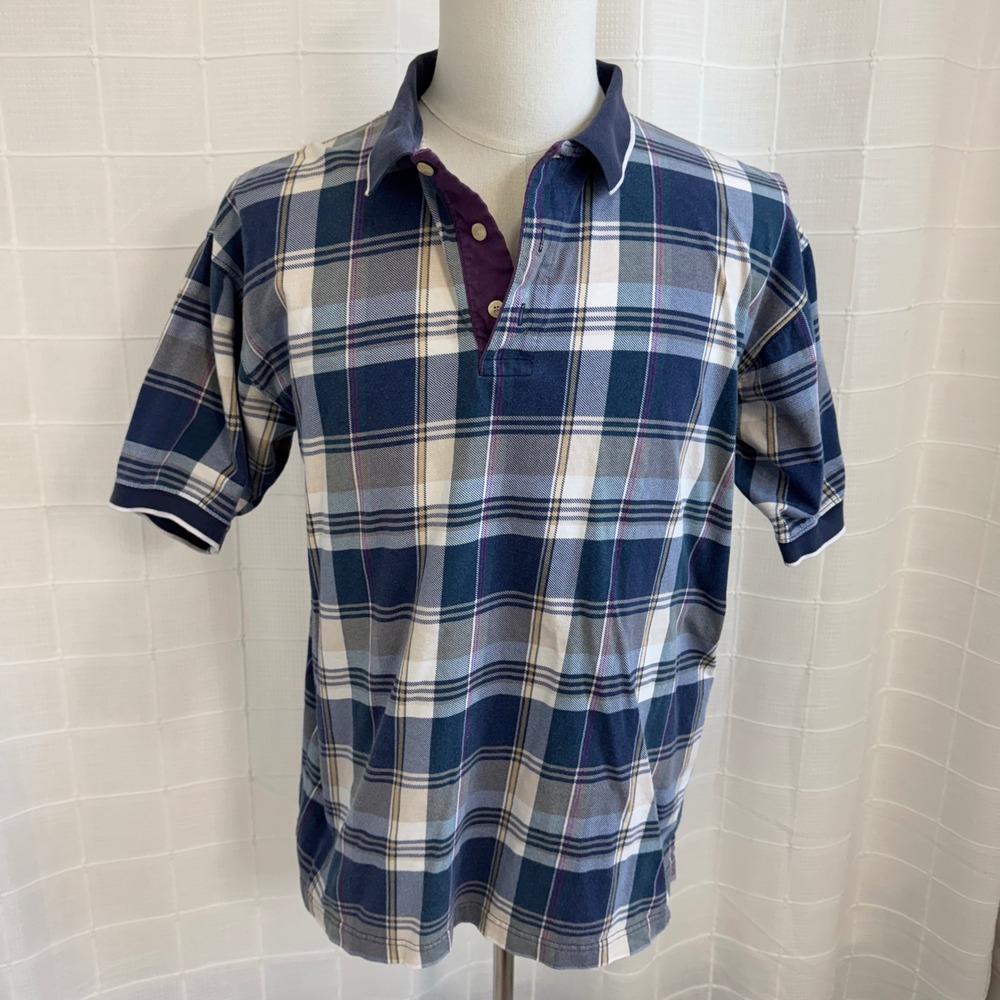 Vintage 90s Duck Head Tour Golf Polo 100% Cotton Mens Medium